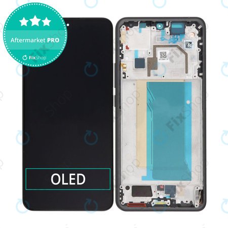 Xiaomi 13T, 13T Pro - Ecran LCD + Sticlă Tactilă + Ramă (Black) OLED