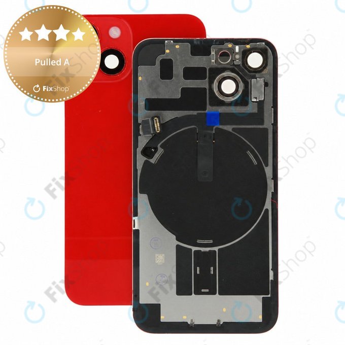 Sticlă carcasă spate pentru iPhone 14, (PRODUCT)RED, Pulled A