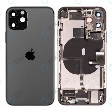 Apple iPhone 11 Pro - Carcasă Spate cu Piese Mici (Space Gray)