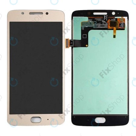 Motorola Moto G5 XT1676 - Ecran LCD + Sticlă Tactilă + Ramă (Auriu) - 5D68C07419