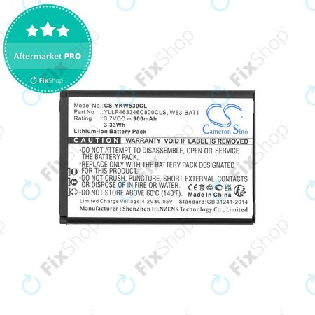 Baterie pentru Yealink W53, W53h, W78h, 900mAh, Li-Ion, 3.7V, W53-BATT, HQ