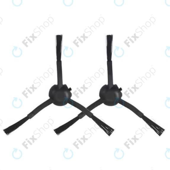 Perie laterală, 2 buc., Negru pentru Xiaomi Mi Robot Vacuum S20+, S10+, X20+, X10+