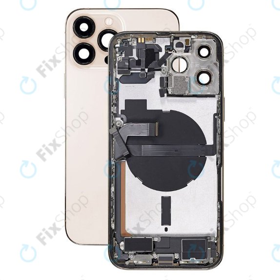 Apple iPhone 13 Pro Max - Carcasă Spate cu Piese Mici (Gold)