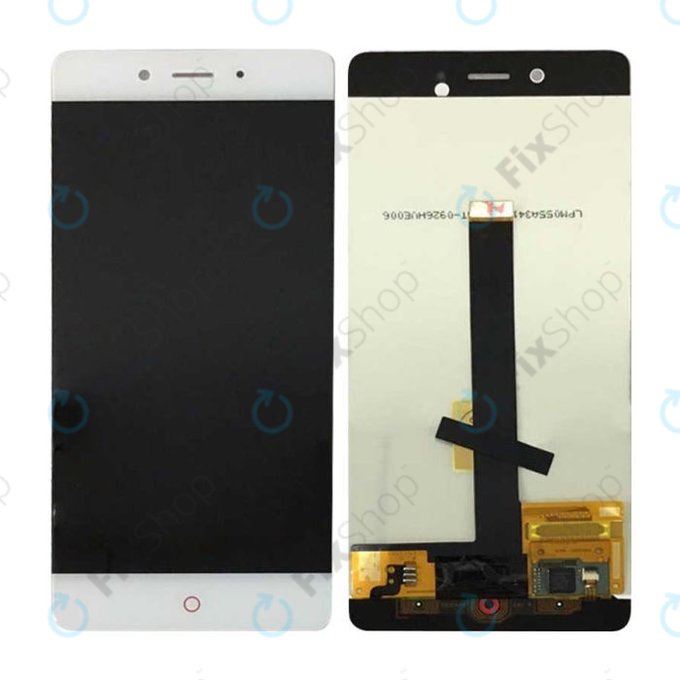 Nubia Z11 - Ecran LCD + Sticlă Tactilă (White) TFT