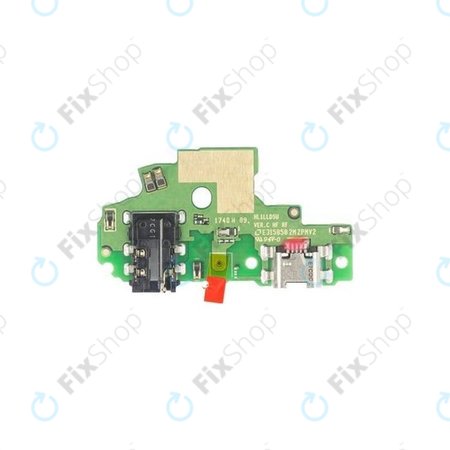 Huawei Honor 9 Lite LLD-L31 - Conector de Încărcare + Conector Jack + Microfon Placă PCB - 02351SYN, 03024QAS Genuine Service Pack