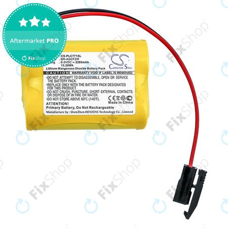 Baterie pentru GE A06b-6093-K001, 2200mAh, Li-MnO2, 6V, BR-AGCF2W, HQ