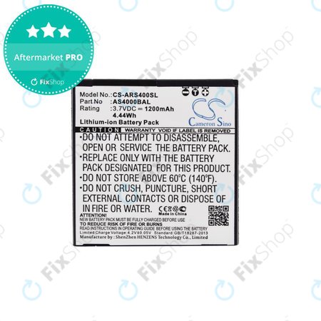 Baterie pentru Aligator S4000 Duo, 1200mAh, Li-Ion, 3.7V, AS4000BAL, HQ