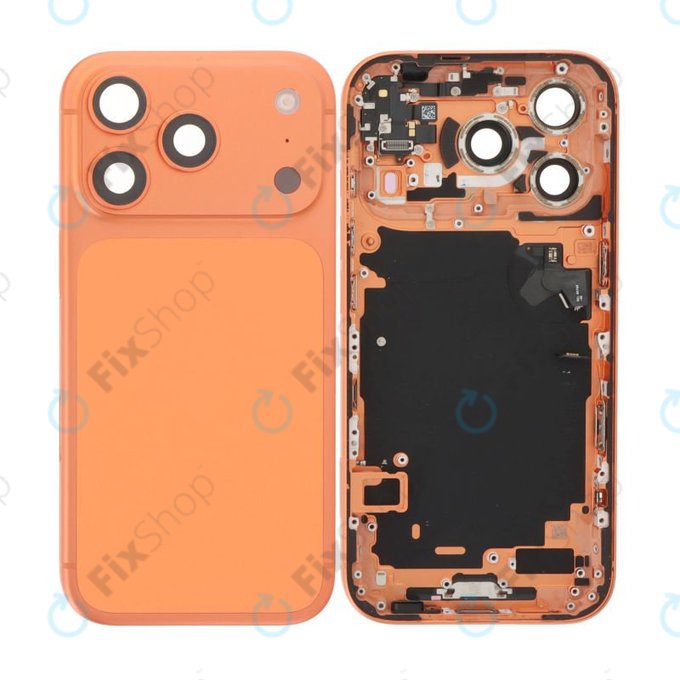Carcasă spate pentru iPhone 17 Pro, Orange