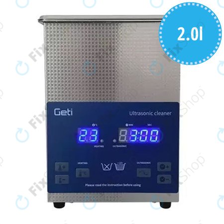 Geti GUC 02B - cură?ător Inoxidabil cu Ultrasunete - 2L