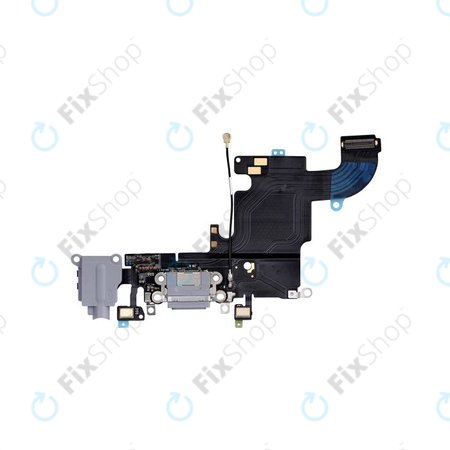 Apple iPhone 6S - Conector de Încărcare + Cablu Flex (Black)