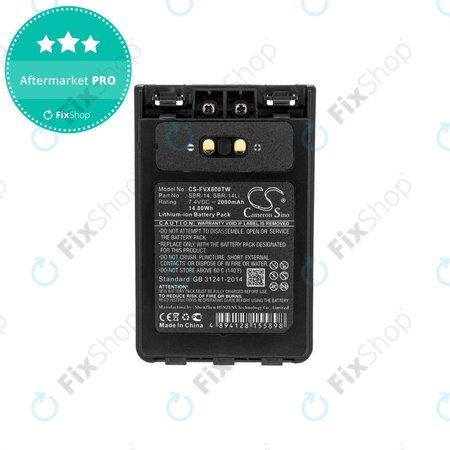 Baterie pentru Yaesu Ft-1dr, Yaesu Ft-2dr, 2000mAh, Li-Ion, 7.4V, SBR-14, HQ