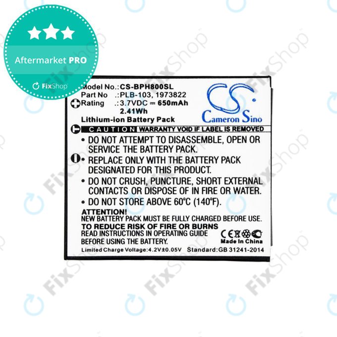 Baterie pentru Bang & Olufsen Beoplay H7, H8, H9, 650mAh, Li-Ion, 3.7V, PLB-103, HQ