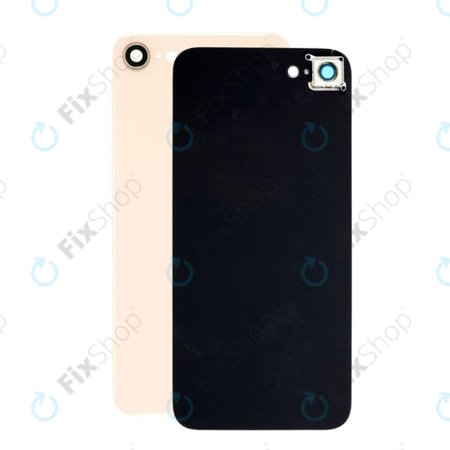 Apple iPhone 8 - Sticlă Carcasă Spate + Sticlă Cameră Spate (Gold)