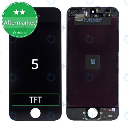Apple iPhone 5 - Ecran LCD + Sticlă Tactilă + Ramă (Black) TFT