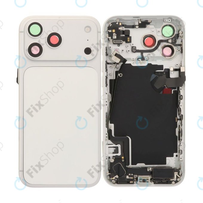 Carcasă spate pentru iPhone 17 Pro Max, Silver