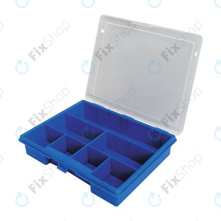 Organizator - 7 Compartimente - 178mm x 145 x 36 (Albastru)