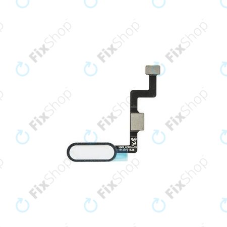 HTC One A9 - Buton Acasă + Flex Cable (Alb) - 54H20569-01M
