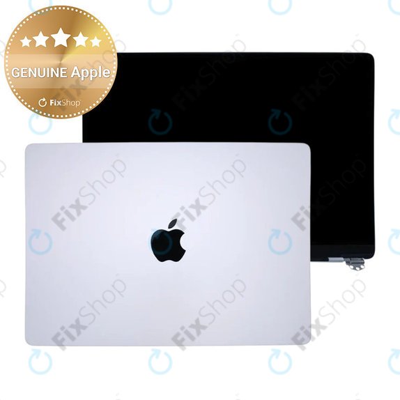 Display LCD pentru MacBook Pro 14", A3112, A3185 (2024), cu sticlă frontală și capac, Silver, 661-41792, Genuine Apple