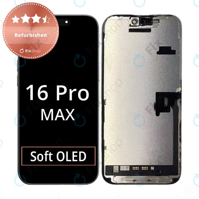 Apple iPhone 16 Pro Max - Ecran LCD + Sticlă Tactilă + Ramă Refurbished