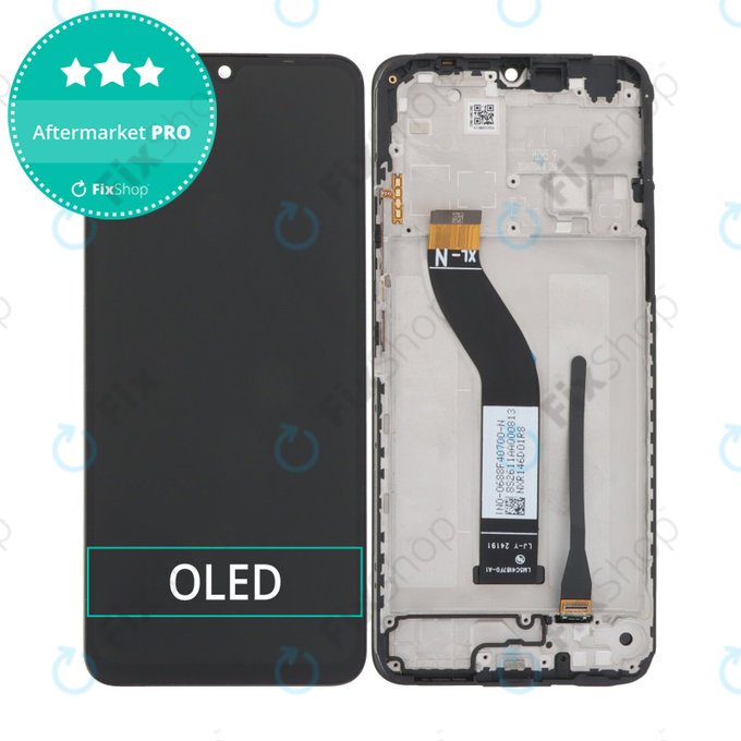 Xiaomi Redmi 14C 4G, Poco C75 - Ecran LCD + Sticlă Tactilă + Ramă (Midnight Black) OLED