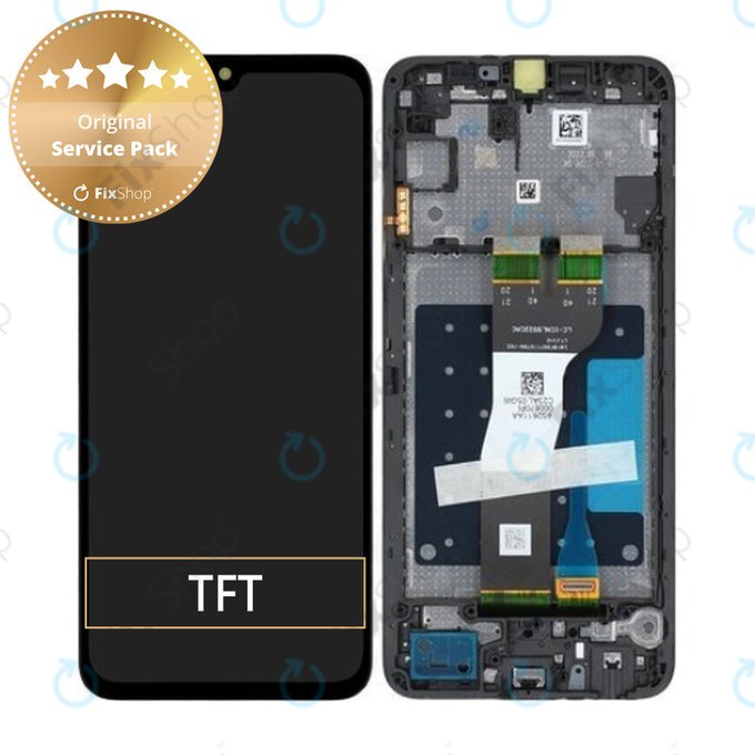 Samsung Galaxy A05s A057G - Ecran LCD + Sticlă Tactilă + Ramă (Black) - GH81-24364A, GH81-24365A Genuine Service Pack