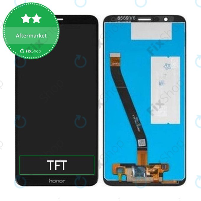 Huawei Honor 7X - Ecran LCD + Sticlă Tactilă (Black) TFT