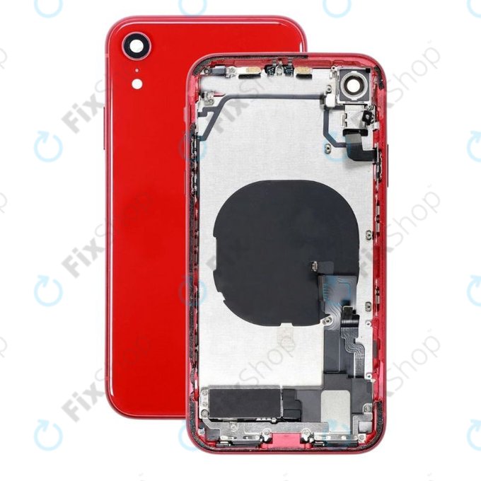 Apple iPhone XR - Carcasă Spate cu Piese Mici (Red)