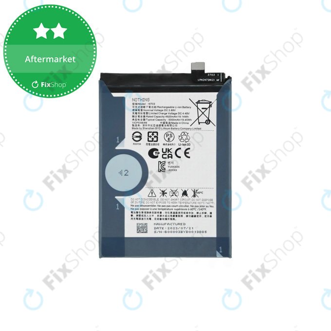 Nothing CMF Phone 1, Phone (2a) Plus - Baterie NT03 5000mAh