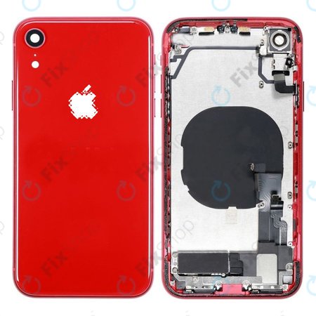 Apple iPhone XR - Carcasă Spate cu Piese Mici (Red)