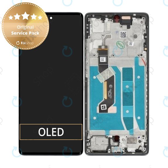 Motorola Moto G85 5G - Ecran LCD + Sticlă Tactilă + Ramă (Urban Grey) - 5D68C24854 Genuine Service Pack